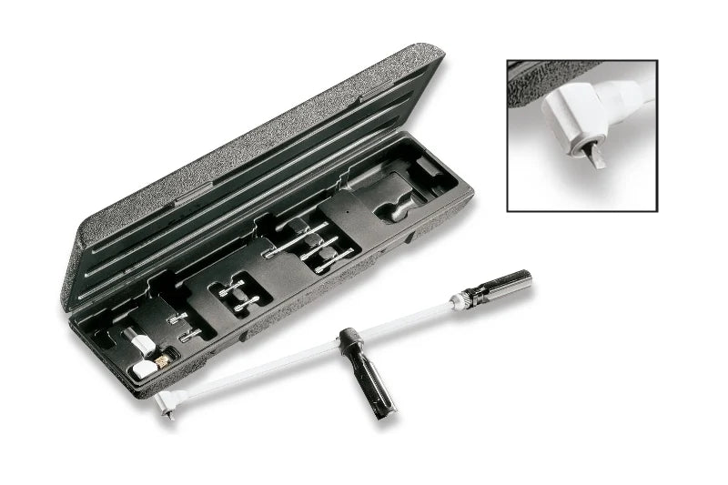 Angular Screwdriver 90 Long Series with Blades in Case - Beta Tools 1439K7