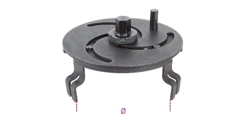 Adjustable Self-Locking Wrench for Tank Floating Ring Nuts 89mm - 170mm - Beta Tools 1482/1
