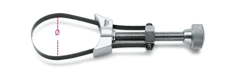 Adjustable Oil Filter Wrench 65-110mm - Beta Tools 1491
