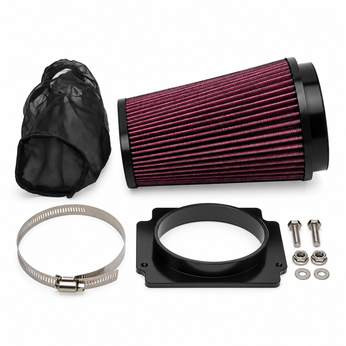 AIR FILTER INTAKE ADAPTER 87-06 YAMAHA BANSHEE YFZ 350 PRO FLOW FILTER OUTERWEAR