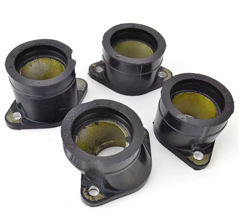 CARBURETTOR FLANGE INTAKE SET 4 PCS 1992-2006 KAWASAKI ZR Z750 ZEPHYR GT750