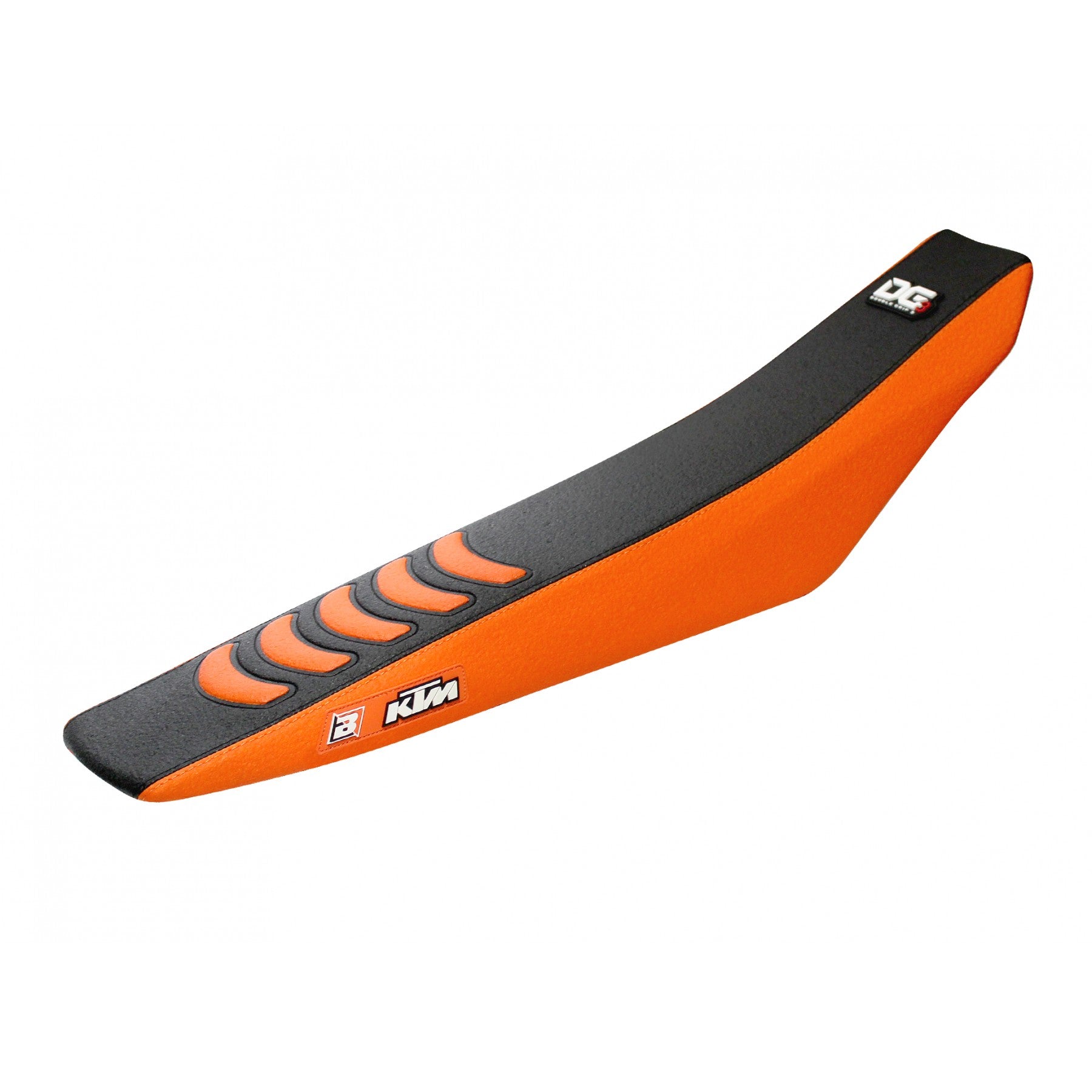 2025 KTM 85 DOUBLE GRIP 3 SEAT COVER BLACK/ORANGE, BLACKBIRD 1532H