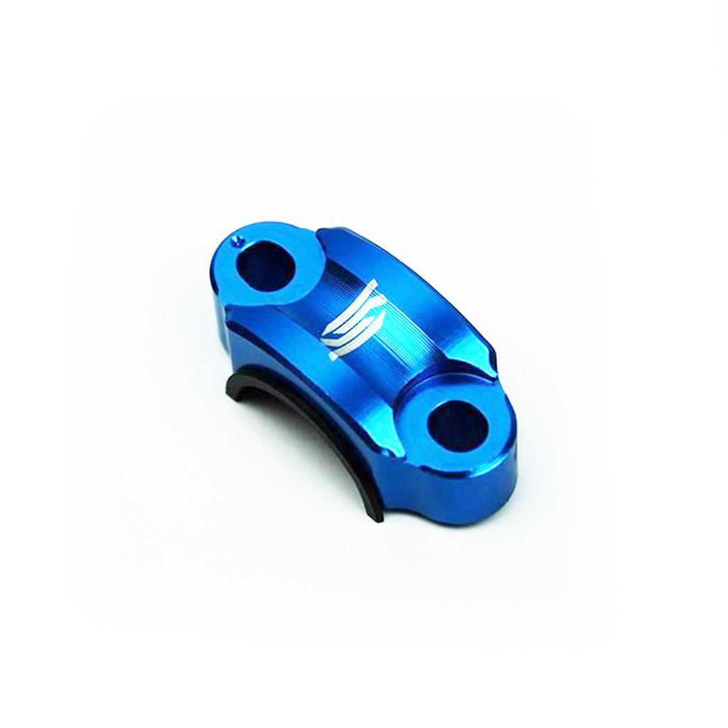 ROTATING HANDLEBAR MOUNTS BLUE UNIVERSAL CNC MACHINED ANODISED SCAR RBC2