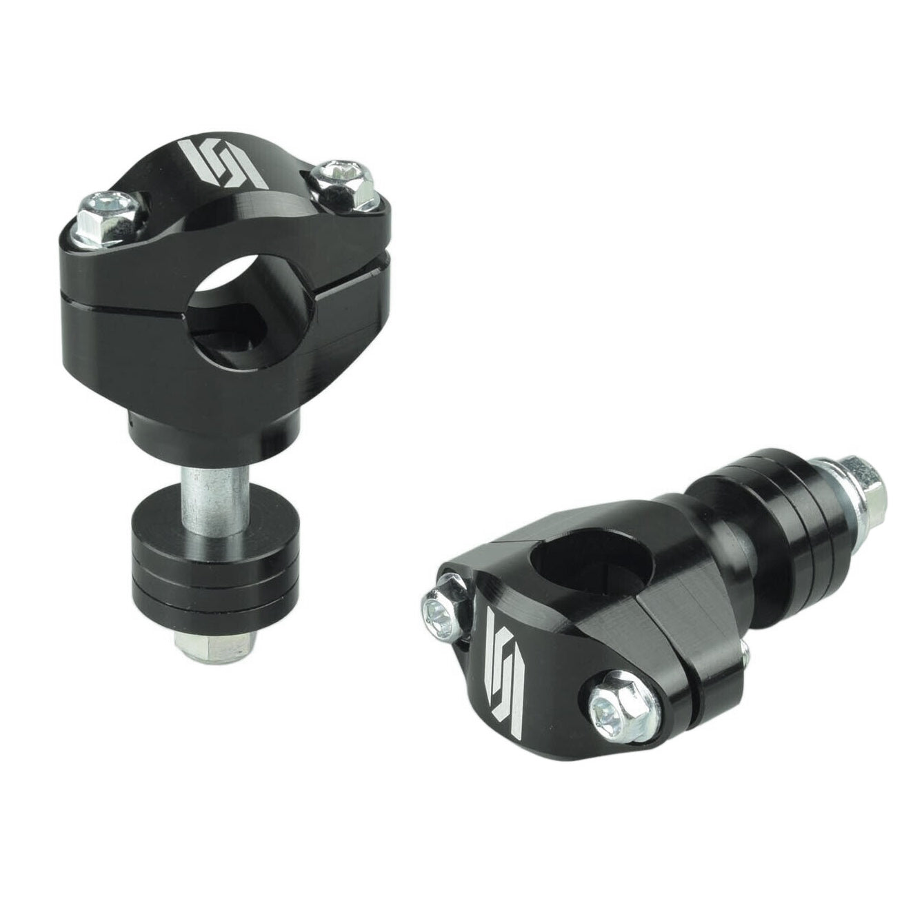 HANDLEBAR MOUNTS BLACK 22.2mm HEIGHT 30 35 40 45mm NEW DESIGN SCAR P30
