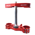 TRIPLE CLAMPS RED 22-25 CRF OFFSET 22mm SCAR S2421