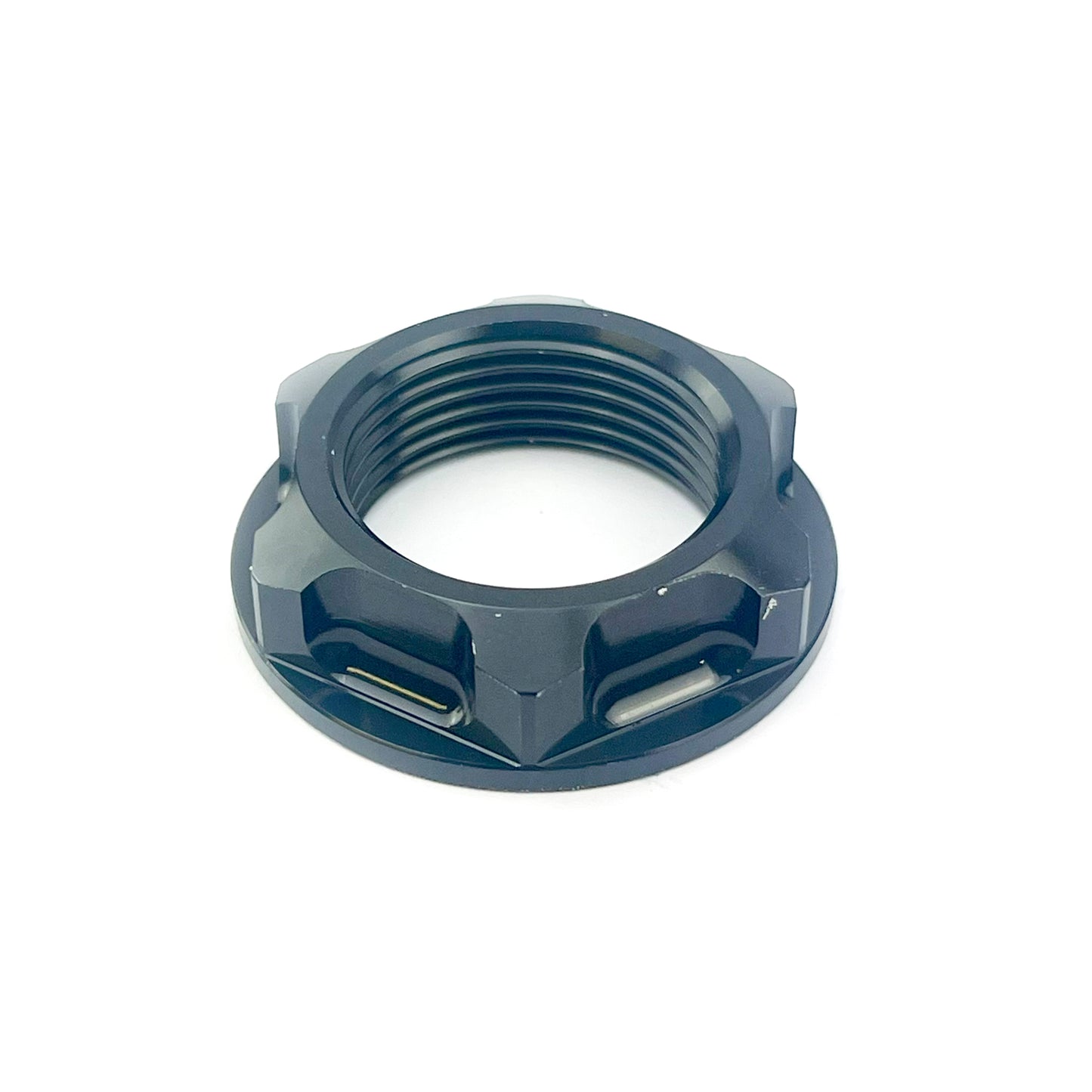 M24x1.50mm STEM NUT EACH BLACK, ALUMINIUM / KX KXF RM RMX DR CR XR, / CNC