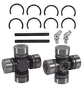 FRONT PROP SHAFT U-JOINT 2PCS 96-24 POLARIS RANGER RZR SPORTSMAN GENERAL CLIPS 2202015 2203703