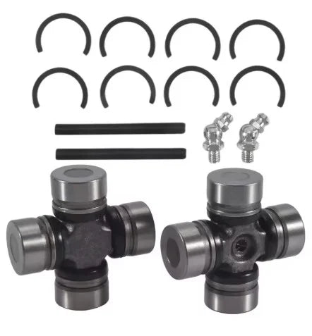 FRONT PROP SHAFT U-JOINT 2PCS 96-24 POLARIS RANGER RZR SPORTSMAN GENERAL CLIPS 2202015 2203703