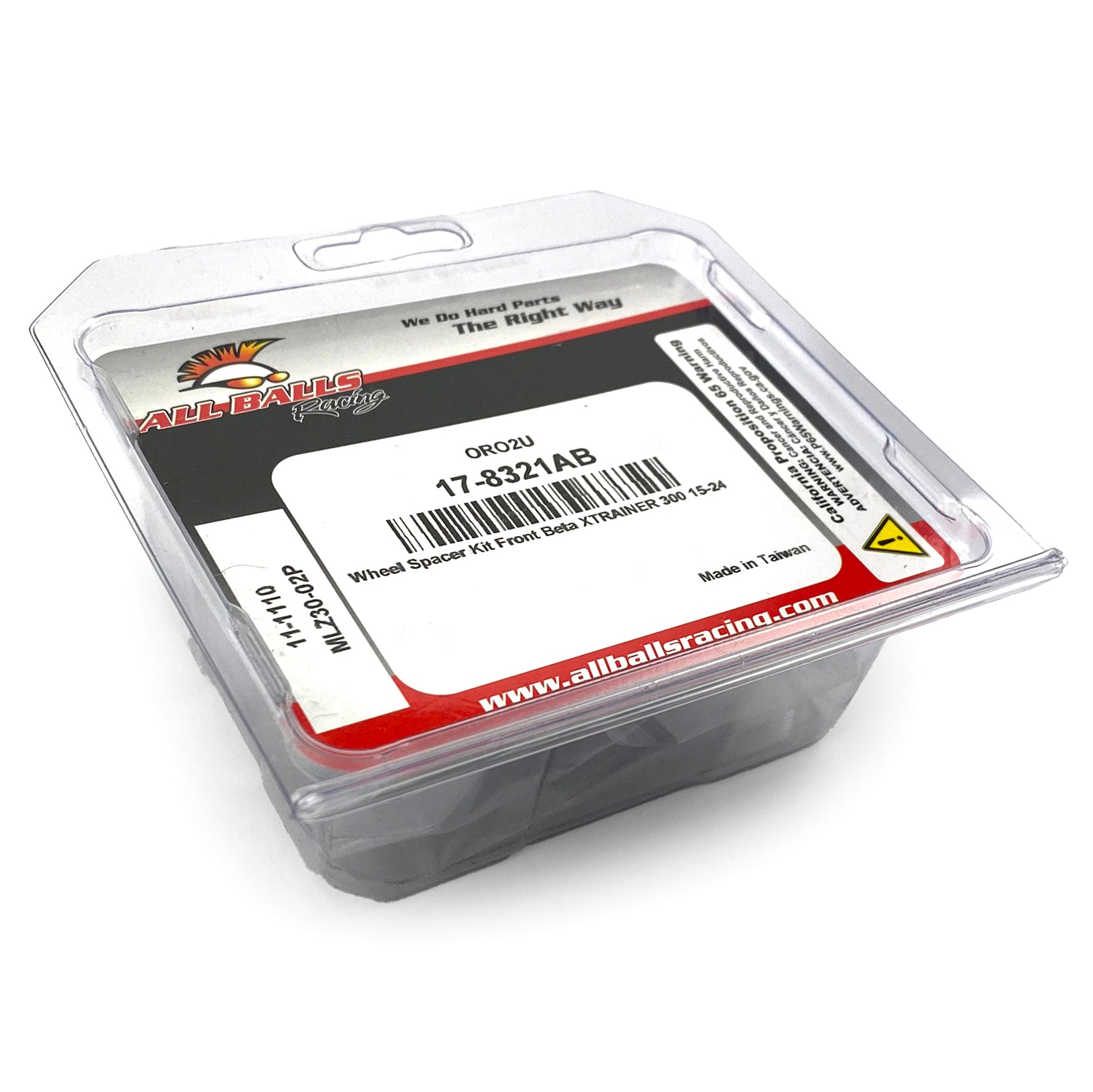 WHEEL SPACER KIT FRONT BETA XTRAINER, ALLBALLS 11-1110