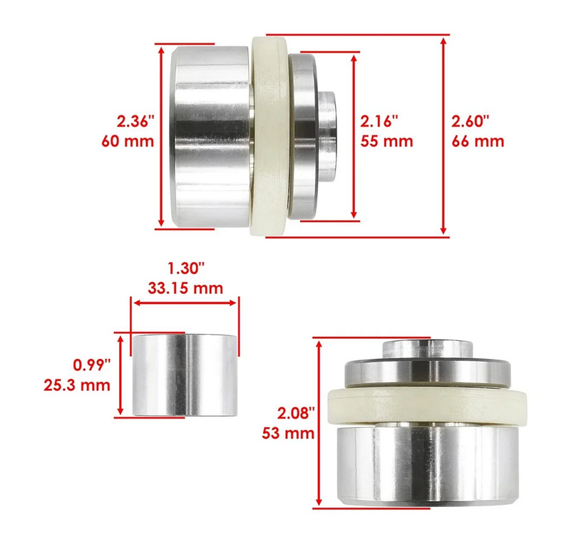 FRONT DIFFERENTIAL OUTPUT HUB 2008-2022 POLARIS RZR 800 900 570 RANGER 1000 300 570 500 3235169