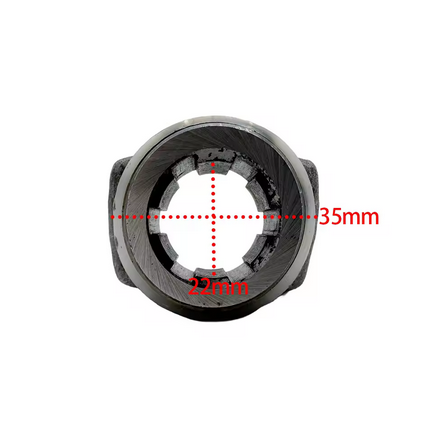 REAR DRIVE SHAFT YOKE 05-25 YAMAHA BIG BEAR GRIZZLY KODIAK RHINO 350 400 450 1D9-17556-00-00