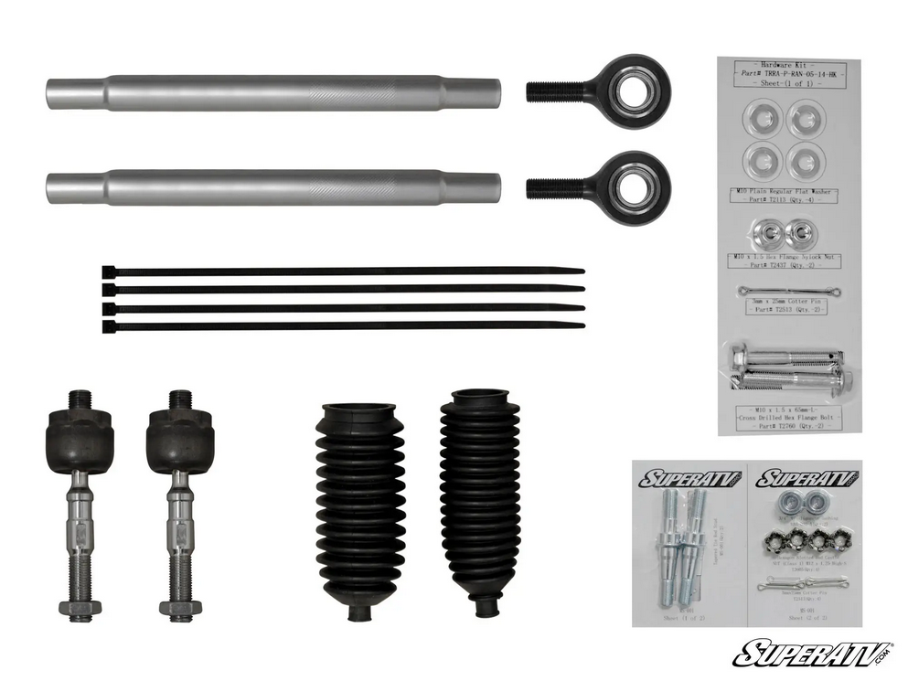 POLARIS RZR 800 HEAVY DUTY TIE ROD KIT, SUPERATV TRRA-P-RZRS-01-14-ST-001