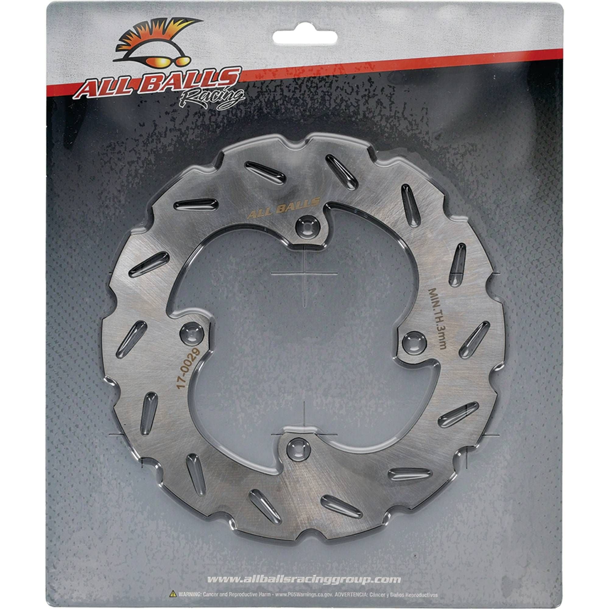 DISC BRAKE REAR YXR700 RHINO 2008-13, ALLBALLS 18-0029 MD6332D, AT-05969, 5B4-F5831-00-00