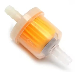 FUEL FILTER STRAIGHT 6mm PIPE EACH