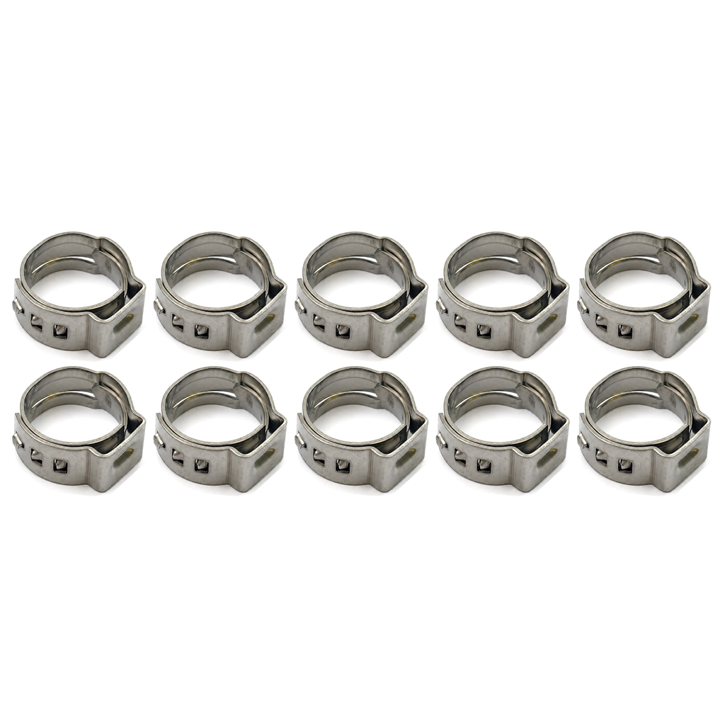 STEPLESS EAR CLAMPS 10.3-12.8mm 7mm WIDE MOTION PRO 12-0075