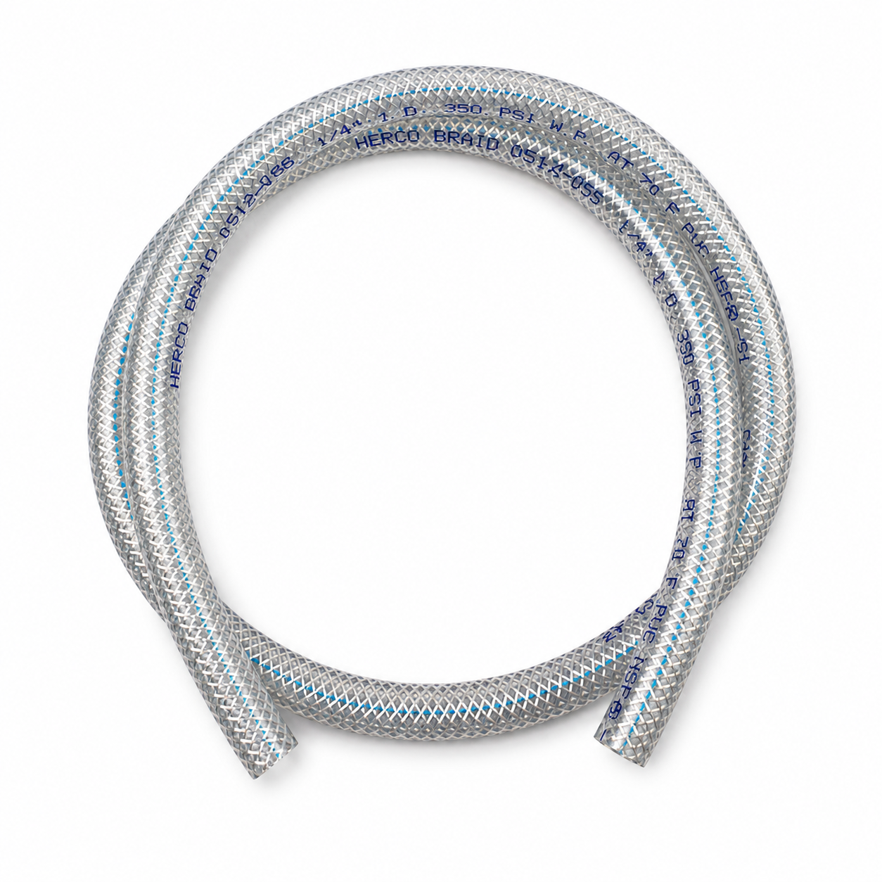 CLEAR PIPE BRAIDED BORE 6 x OD 12.5mm MOTION PRO 12-0059