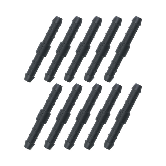 STRAIGHT CONNECTER 1/4, 6mm, £0.60 EACH PACK/10