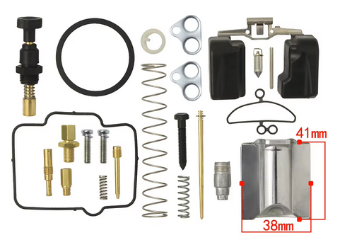 CARBURETTOR REPAIR KIT 38mm WIDE SLIDE PWK 30–35mm KEIHIN SUOCO KOSO OKO