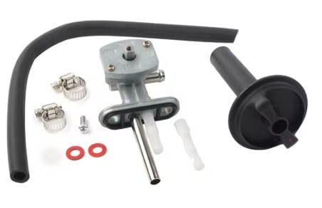 FUEL TAP PETCOCK VALVE & LEVER 1999-2002 KAWASAKI PRAIRIE 400 KVF400 51023-1254 51023-1317