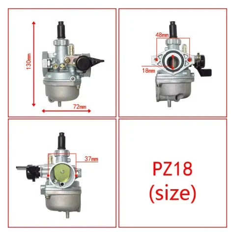 CARBURETOR ASSY HONDA XR CRF R F 70 16.5mm PB12H PB12J PB12K 16100-GCF-672