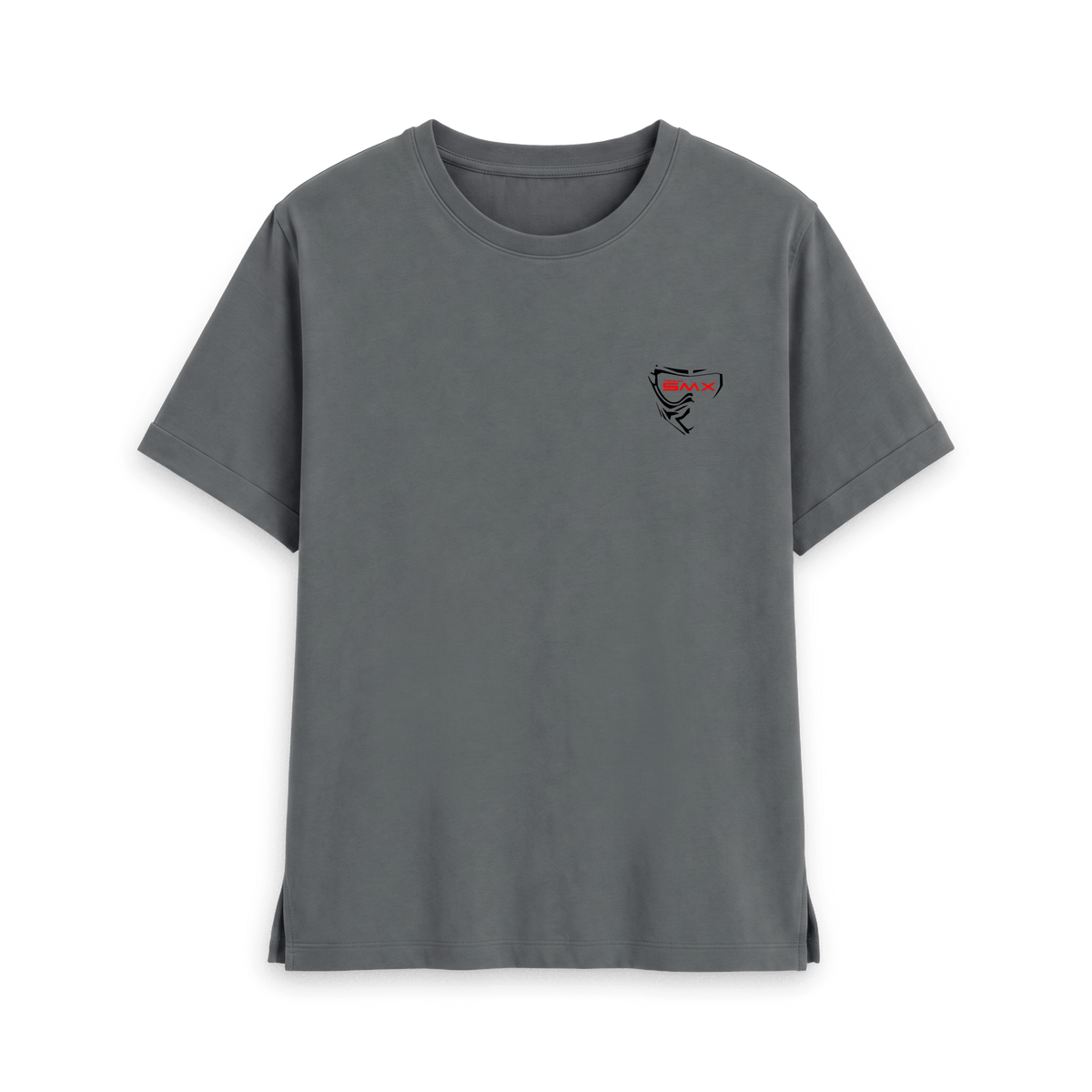 Slate Grey Printed T-shirt Front