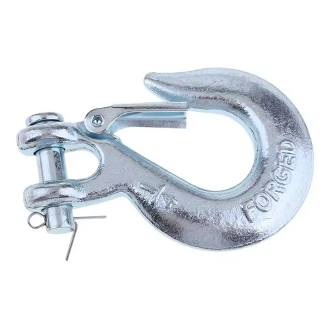 WINCH CABLE HOOK CLEVIS 1/4 6mm 6000LB 2700KG 2.7 TONNE