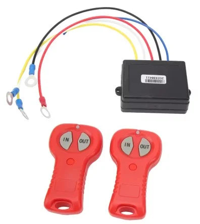 WIRELESS WINCH REMOTE CONTROL KIT UNIVERSAL 12V 24V 434 MHZ 431-01036 10-0009