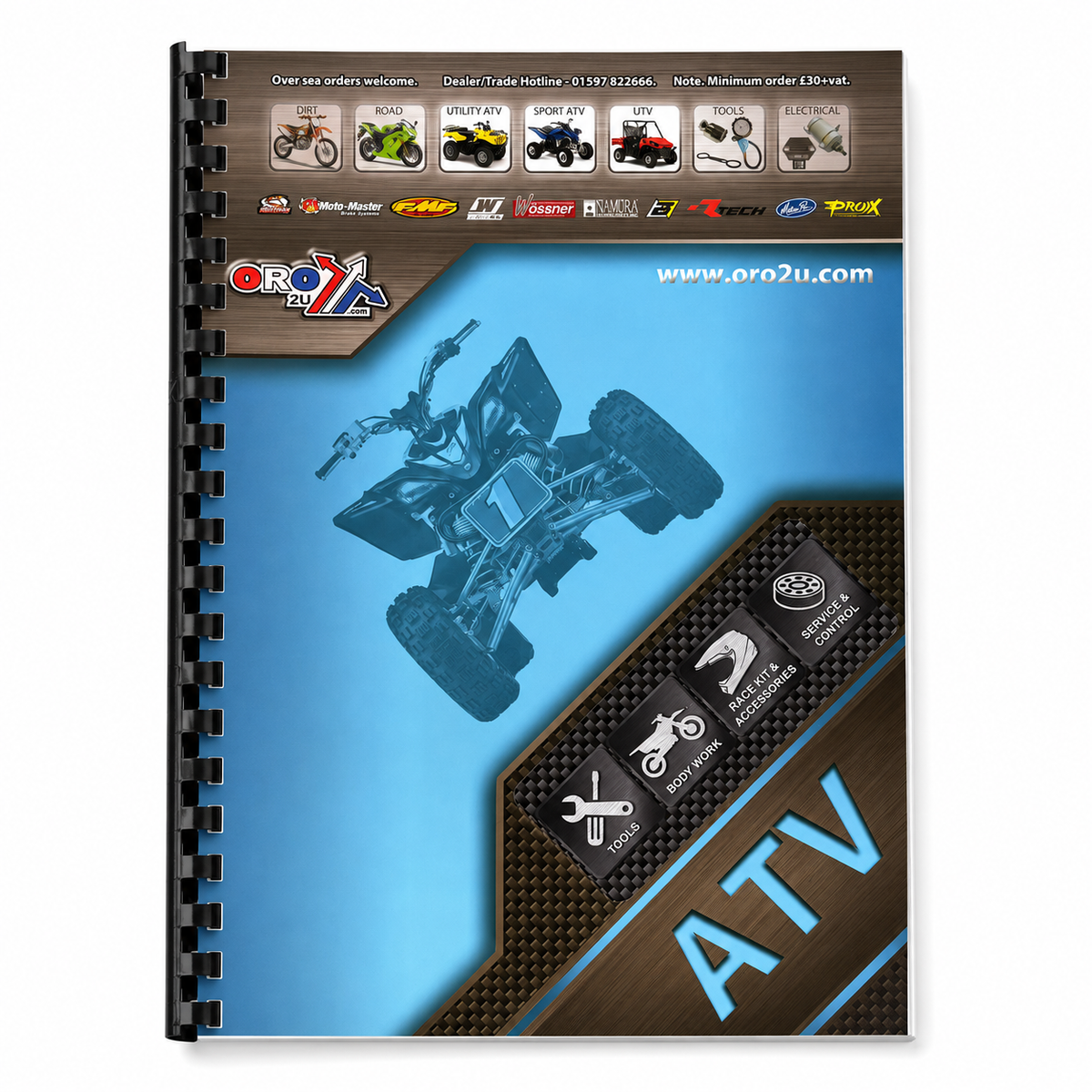 ORO2U 4-WHEEL ATV UTV QUAD CATALOGUE SECTIONS A, B, C AND D
