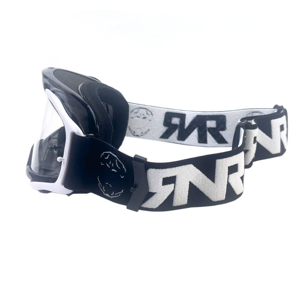 RNR PLATINUM TEAR OFF, BLACK GOGGLE, GAT23, TEAR OFF