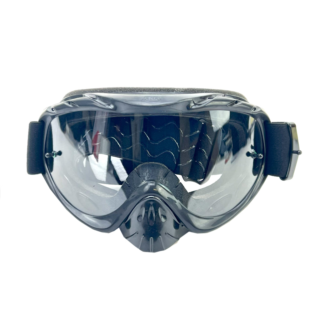 RNR HYBRID BLACK TEAR OFF, BLACK GOGGLE, GH23TO, TEAR OFF