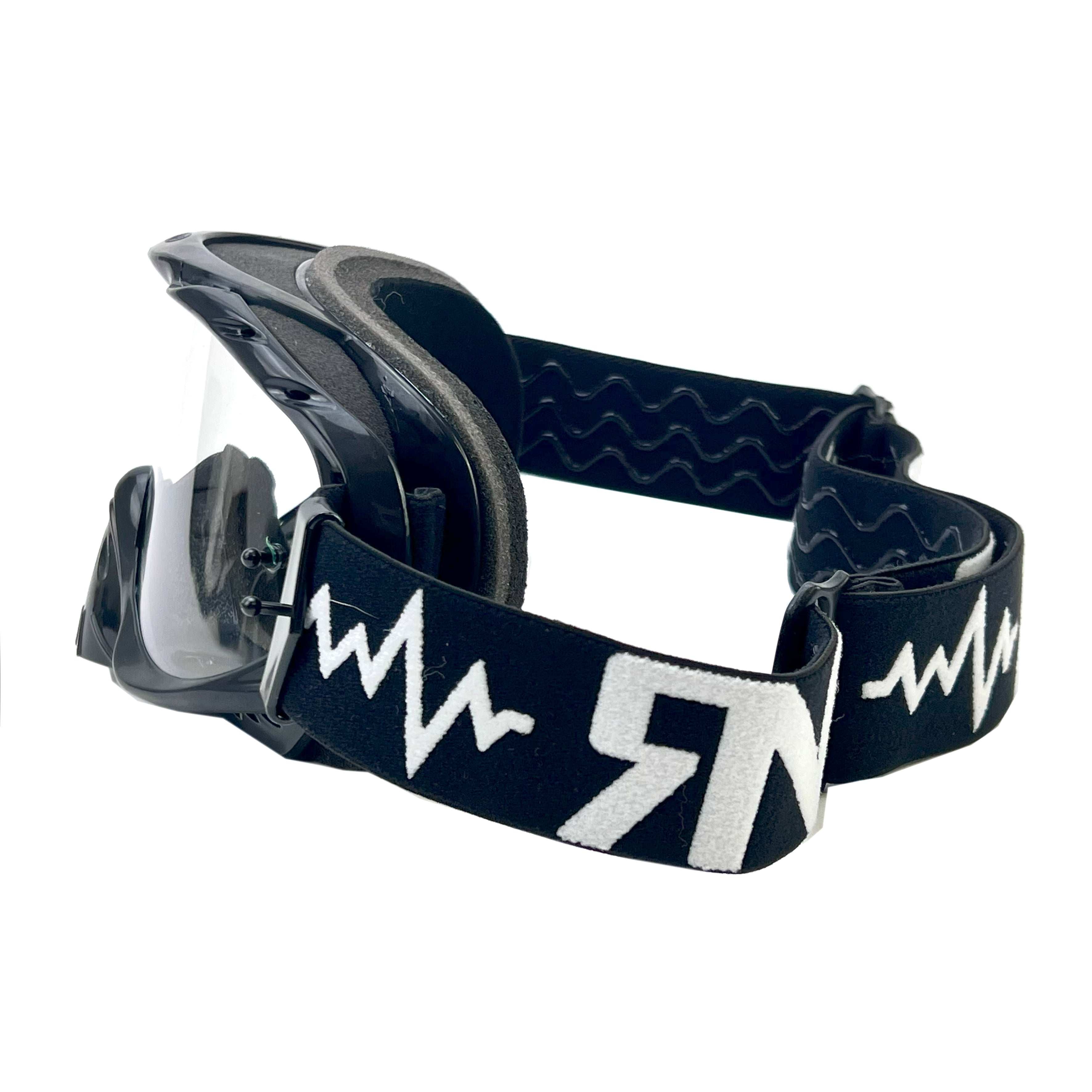 RNR HYBRID BLACK TEAR OFF, BLACK GOGGLE, GH23TO, TEAR OFF