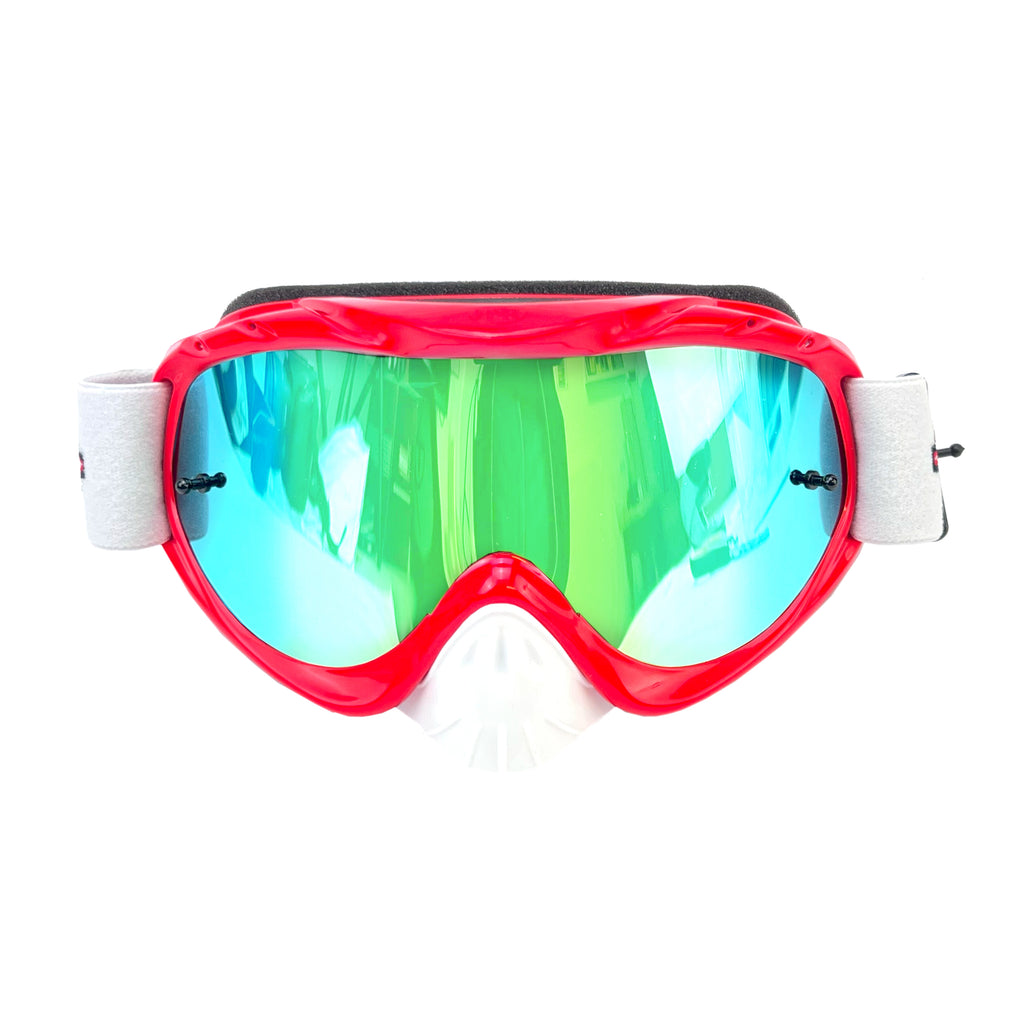 RNR HYBRID RED MIRRORED LENS, RED GOGGLE, GH45M, MIRRORED LENS