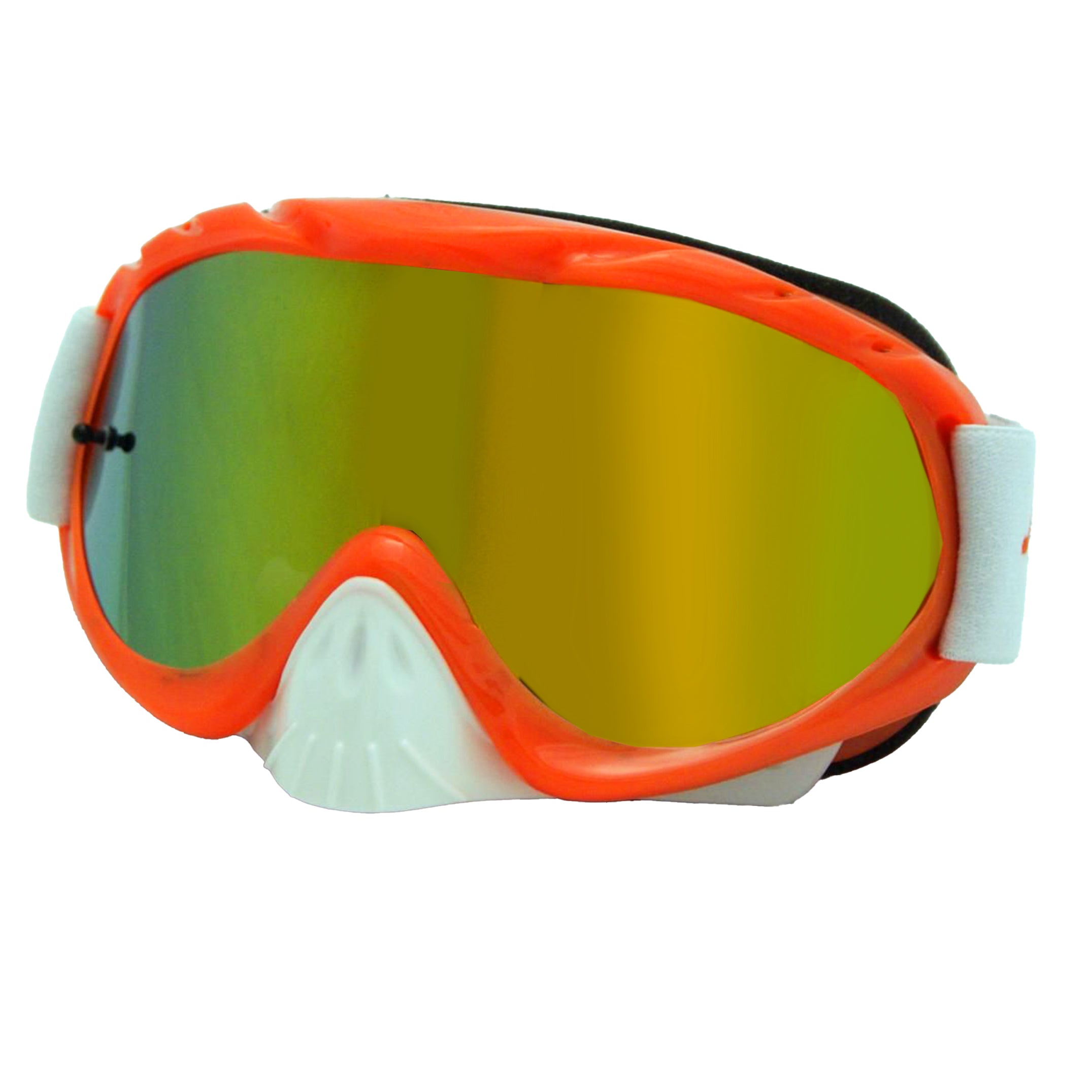 RNR HYBRID ORANGE MIRRORED LENS, ORANGE GOGGLE, GH461M, MIRRORED LENS