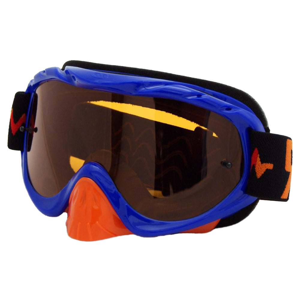 RNR HYBRID BLUE/ORANGE TEAR OFF, BLUE/ORANGE KTM GOGGLE, GH446TO, TEAR OFF