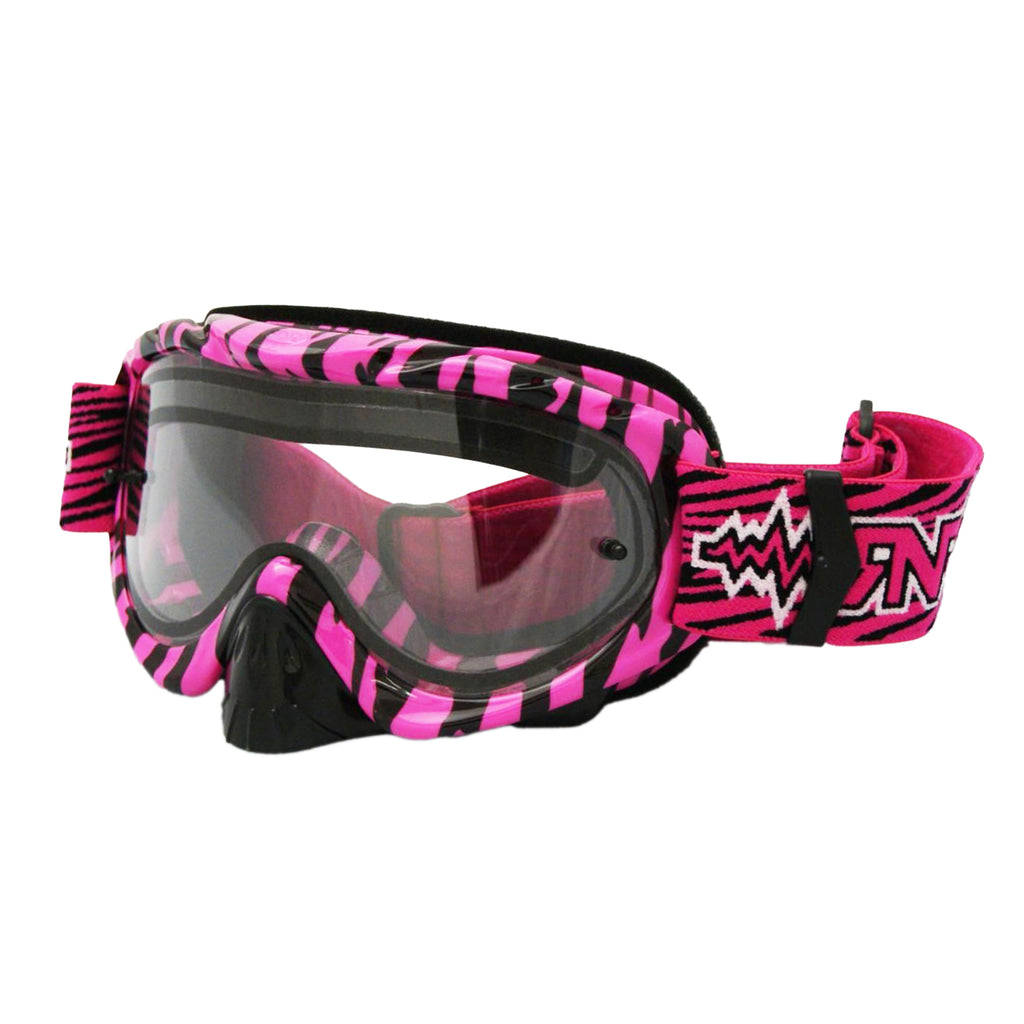 RNR HYBRID WILD PK/BK VENTED LENS, WILD PINK & BLACK GOGGLE, GH369DV, VENTED LENS