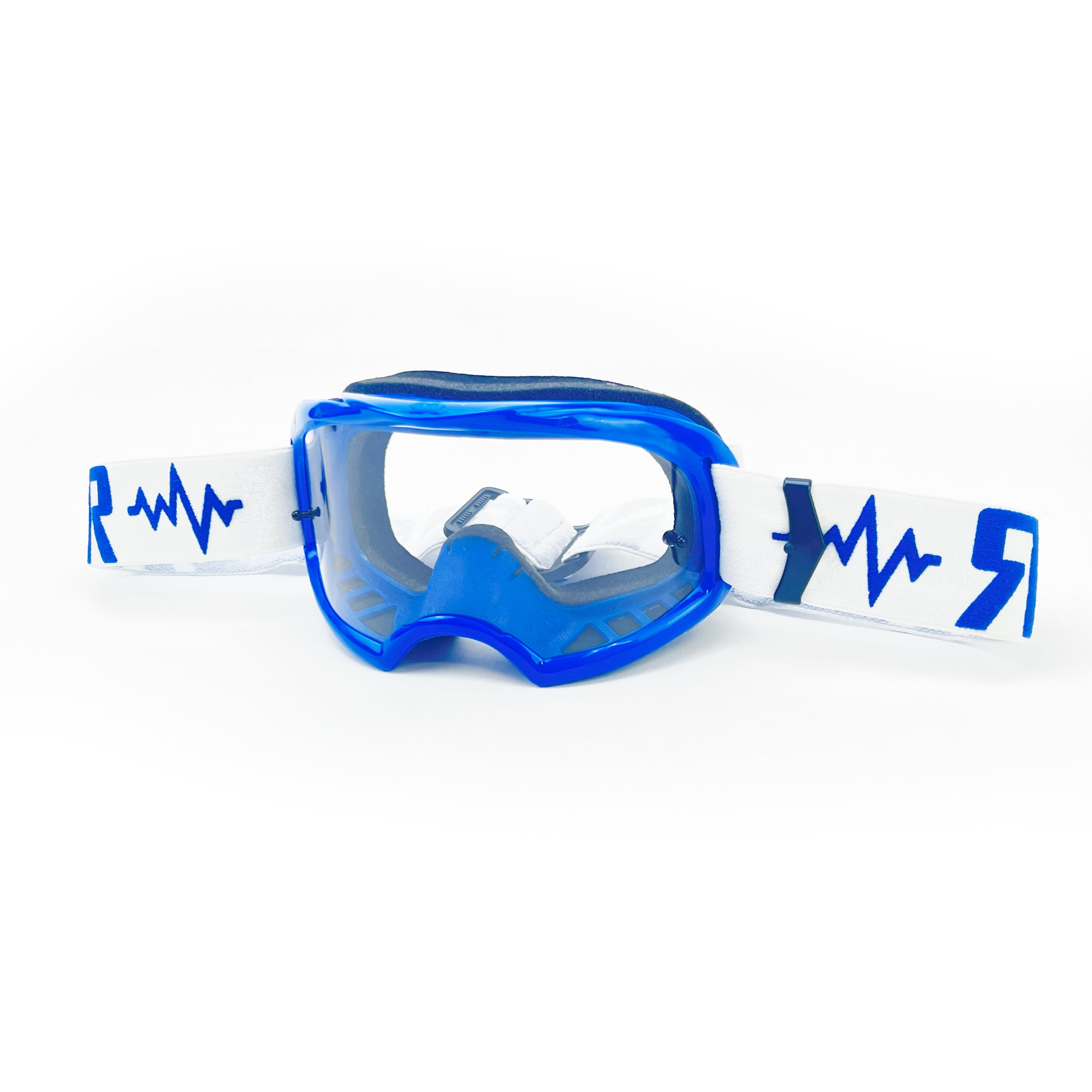RNR COLOSSUS BLUE TEAR OFF, BLUE GOGGLE, GX44TO, TEAR OFF