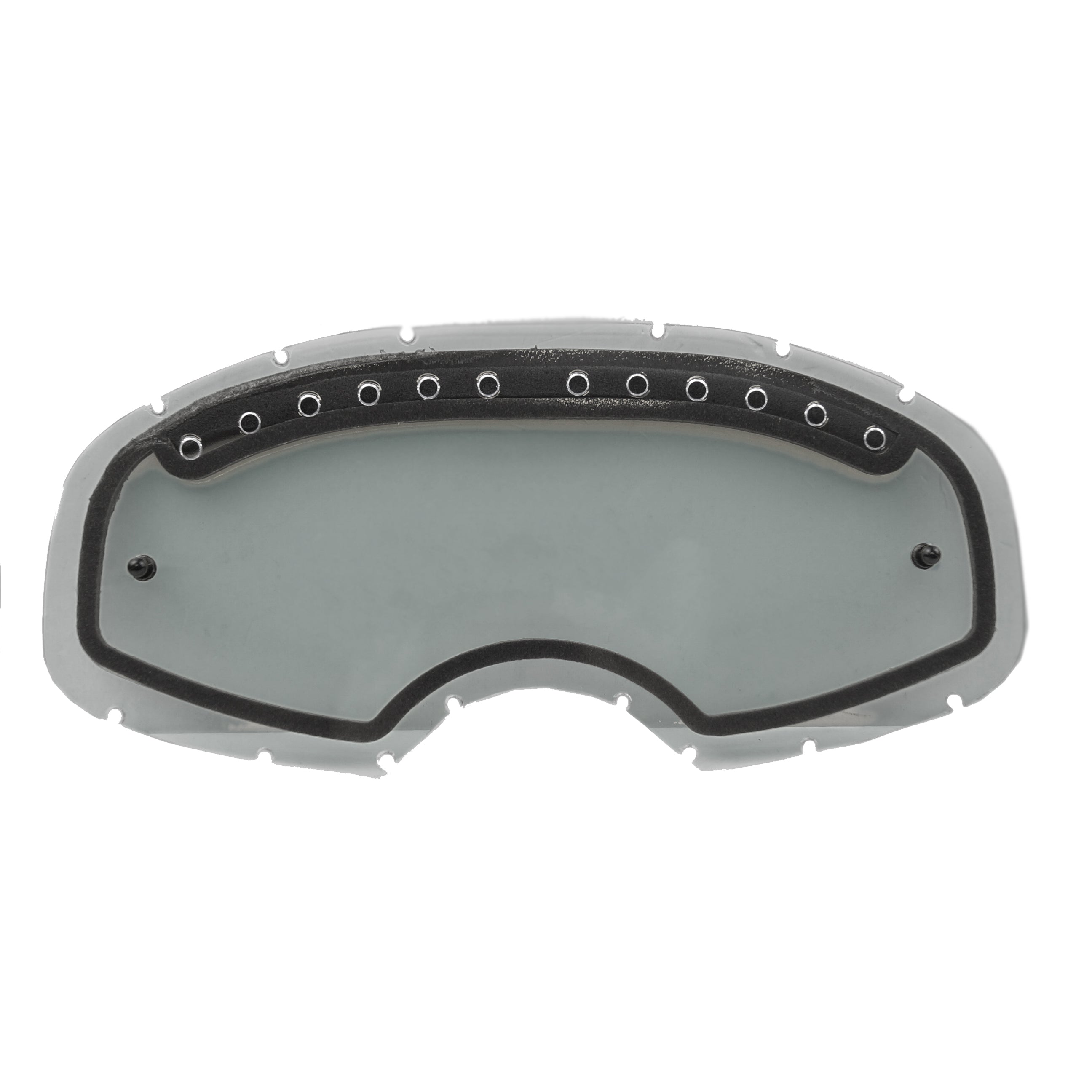 COLOSSUS TEAR OFF LENS SMOKED DOUBLE VENTED, ANTI FOG, ANTI SCRATCH, DVS00