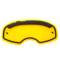 COLOSSUS TEAR OFF LENS YELLOW DOUBLE VENTED, ANTI FOG, ANTI SCRATCH, DVY00