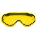 HYBRID TEAR OFF VENTED LENS YELLOW, ANTI FOG, ANTI SCRATCH, DVY201