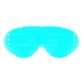 HYBRID ROLL OFF LENS BLUE RAISED STRIP, ANTI FOG, ANTI SCRATCH, LBR201R