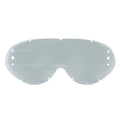 HYBRID ROLL OFF LENS SMOKE RAISED STRIP, ANTI FOG, ANTI SCRATCH, LSR201R