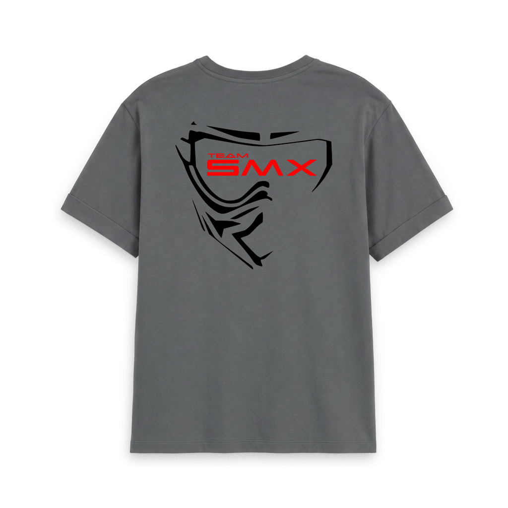 Slate Grey Printed T-shirt Back