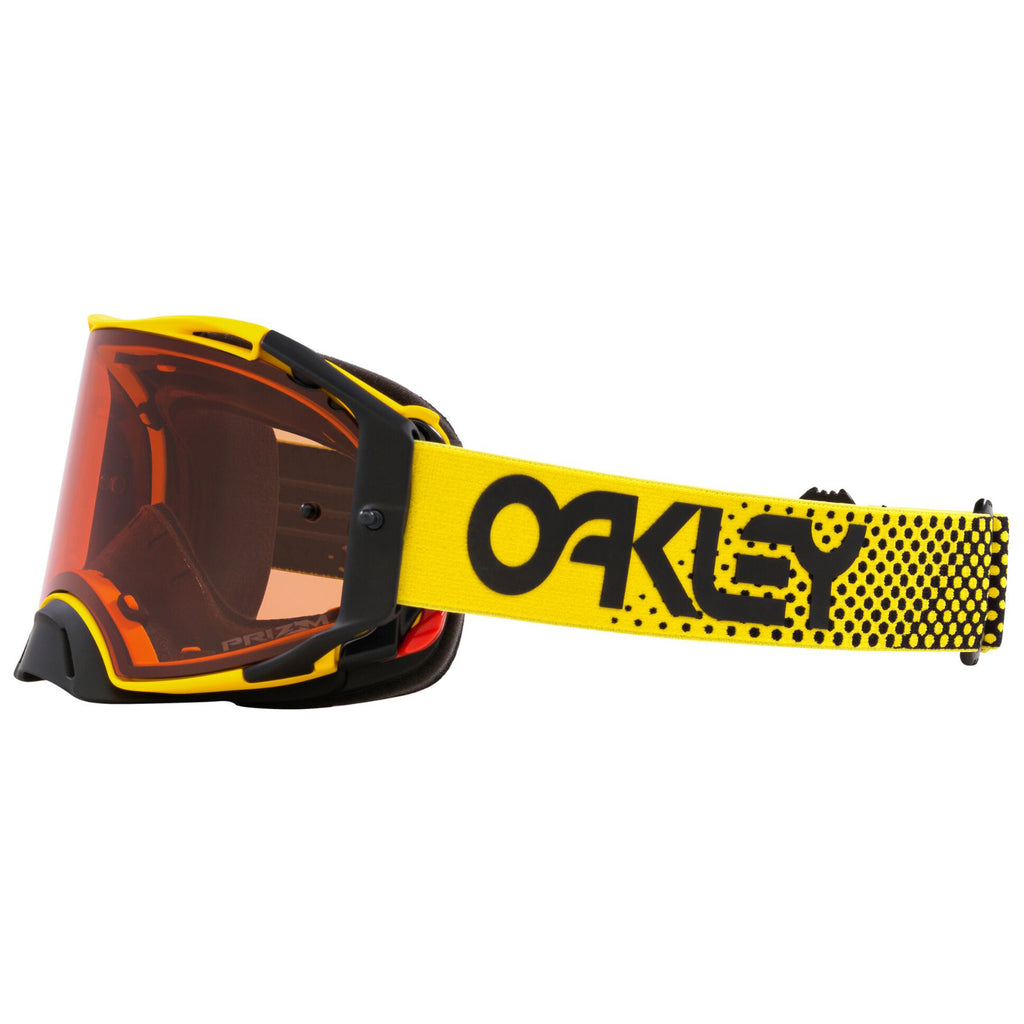 OAKLEY AIRBRAKE MX MOTO YELLOW YELLOW/BRONZE, PRIZM MX BRONZE LENS