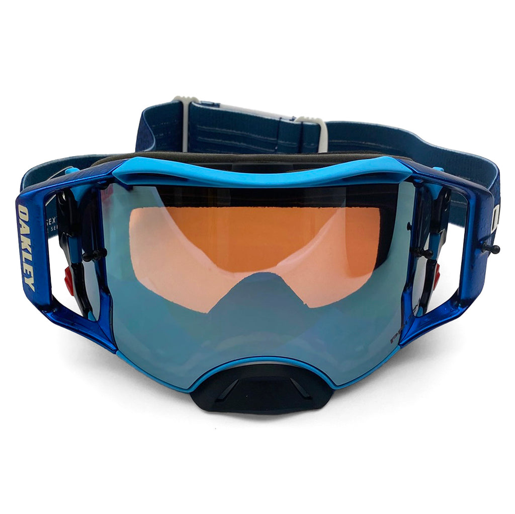 OAKLEY AIRBRAKE MX SEXTON SIGNATURE BLUE/BLUE, PRIZM MX SAPPHIRE LENS