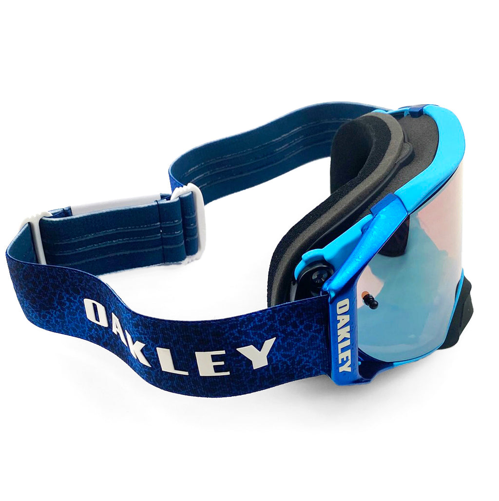 OAKLEY AIRBRAKE MX SEXTON SIGNATURE BLUE/BLUE, PRIZM MX SAPPHIRE LENS