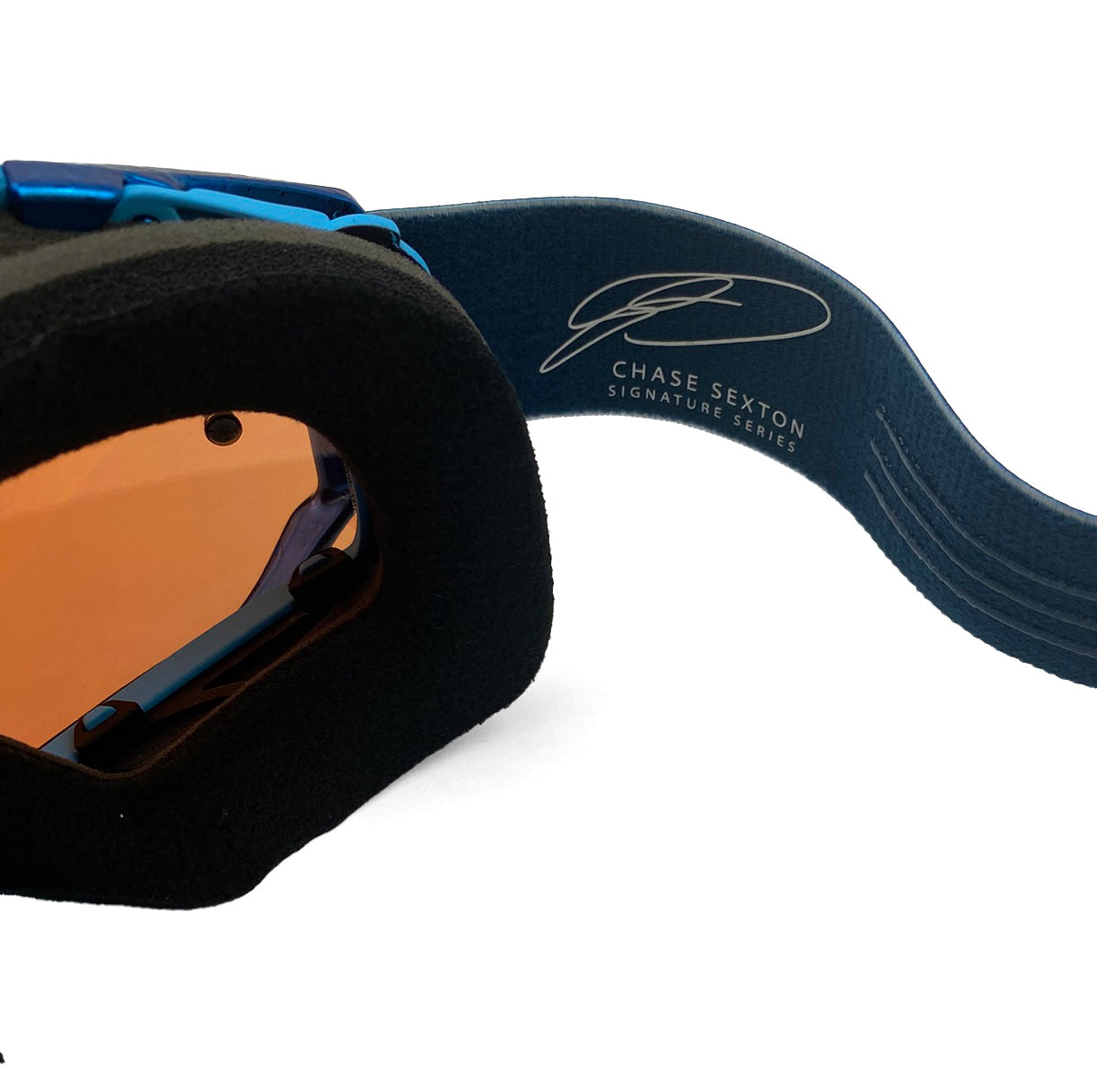 OAKLEY AIRBRAKE MX SEXTON SIGNATURE BLUE/BLUE, PRIZM MX SAPPHIRE LENS