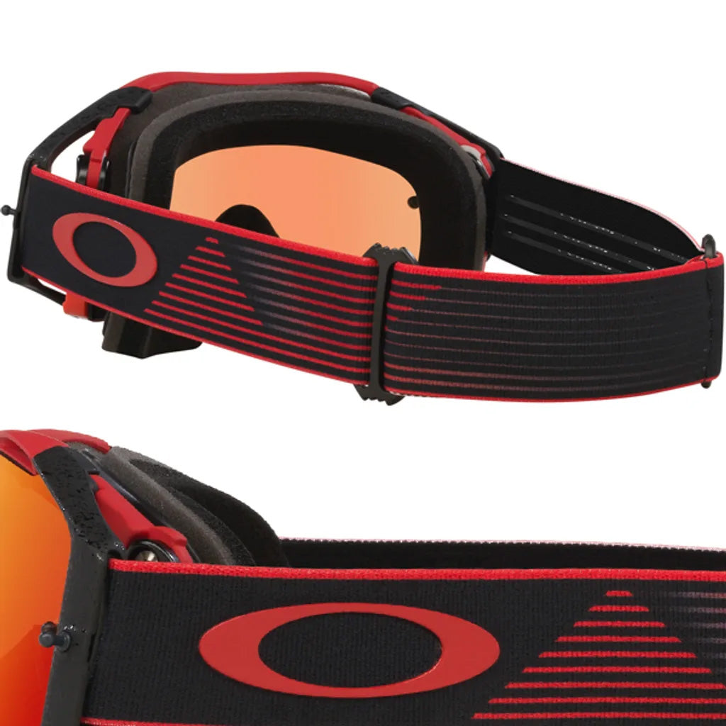 OAKLEY AIRBRAKE MX SELF MASTERY COLLECTION RED/IRIDIUM, PRIZM MX TORCH IRIDIUM LENS