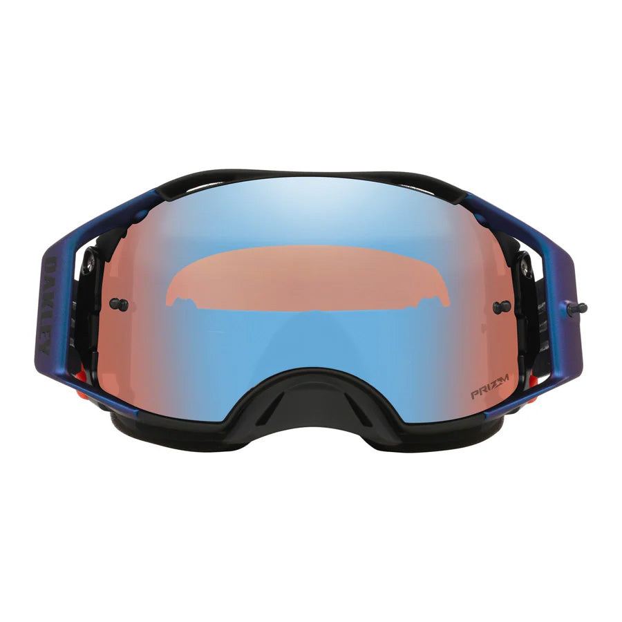 OAKLEY AIRBRAKE MX SELF MASTERY COLLECTION GREY/BLUE, PRIZM MX SAPPHIRE LENS