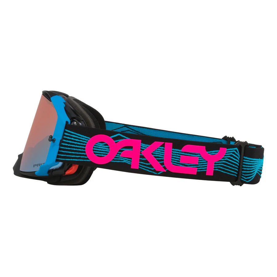 OAKLEY AIRBRAKE MX HERITAGE COLLECTON BLUE/BLUE, PRIZM MX SAPPHIRE LENS