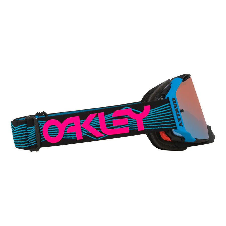 OAKLEY AIRBRAKE MX HERITAGE COLLECTON BLUE/BLUE, PRIZM MX SAPPHIRE LENS